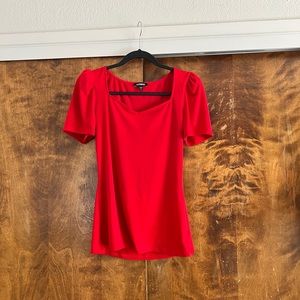 Beautiful red blouse by Express